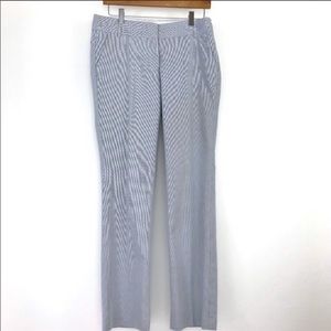 Dalia pinstripe blue and white trousers